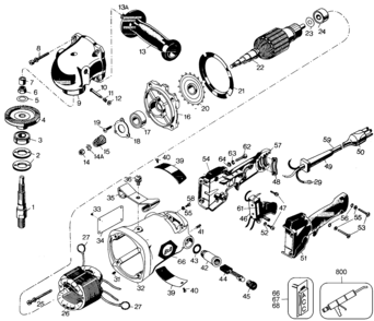 Part Location Diagram of 82481-00 Black and Decker WASHER